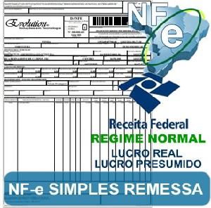 REGIME NORMAL- EMISSAO NFE SIMPLES REMESSA